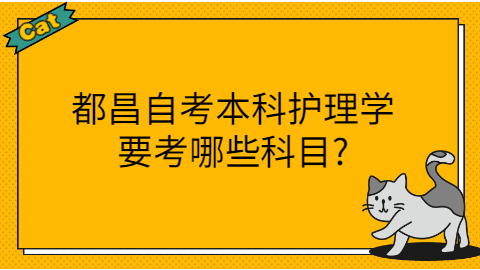 都昌自考考試科目
